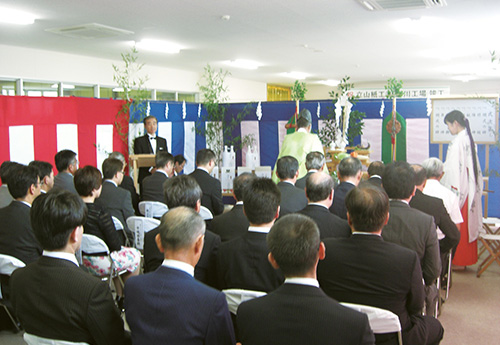 掛川工場竣工式