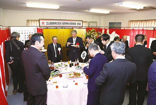 稲荷神社修復竣工祝賀式