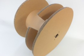 光ファイバーケーブル用紙ボビン